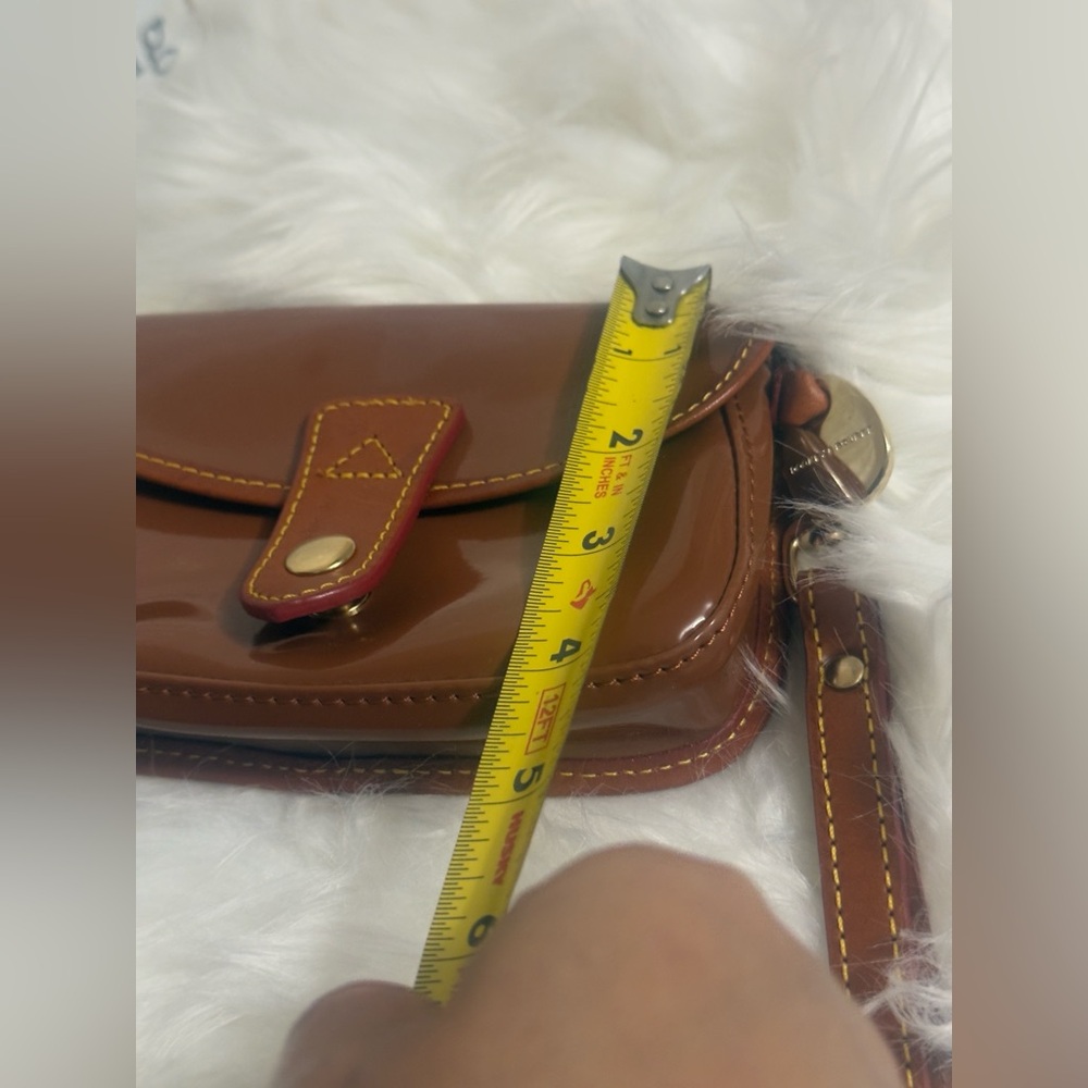 Dooney & Bourke Brown Clutch with Wristlet - Picture 8 of 9